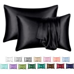 Pillowcase Manufacturer - Custom Logo Solid Color Satin