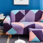 Sofa Cover Manufacturer - Printed Elastic Stretch Loveseat