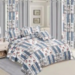 Bedding Set Manufacturer - 1800 Series Soft Printed 6pcs