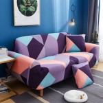 Sofa Cover Manufacturer - Printed Elastic Stretch Loveseat