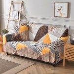 Sofa Cover Factory - Printed Elastic Three-seat Set