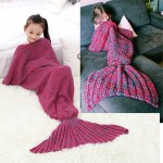 Throw Blanket Manufacturer - Mermaid Tail Knit Acrylic
