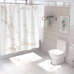 Shower Curtain Factory - Wholesale Marble Printing 4PCS