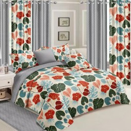 Wedding Set Factory - 3D Heart Printed Soft Fabric 6pcs