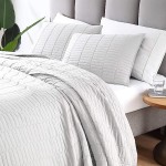 Bedspread Set Factory - King Size White Lightweight Coverlet