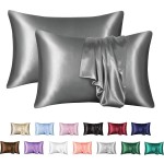 Pillowcase Manufacturer - Custom Logo Solid Color Satin