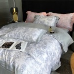 Satin Set Supplier - Floral Printing Queen Size 4pcs