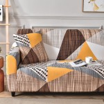 Sofa Cover Factory - Printed Elastic Three-seat Set