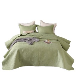 Bedspread Set Supplier - 3PCS Heat Ultrasonic King Size