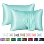 Pillowcase Manufacturer - Custom Logo Solid Color Satin