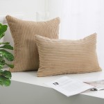 Sofa Cushion Supplier - Stripe Corduroy Velvet Decorative