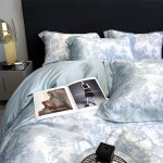 Bedding Set Supplier - Luxury Silk European Floral Cooling