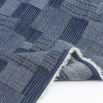 Jacquard Denim Supplier - Twill Washed Plaid Pattern