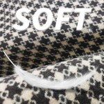 Woolen Fabric Manufacturer - 382GSM Women's Warm Check