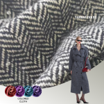 Wool Suit Fabric Factory - 410GSM Polyester Woven Soft