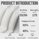 Linen Rayon Fabric Supplier - 175GSM Lightweight Blended