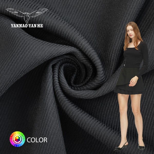 Recycling Fabric Supplier - 275GSM Black Blended Yarn