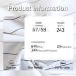 Recycled Fabric Factory - 243GSM Eco-Friendly Stripe