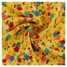Printed Fabric Manufacturer - 100% Cotton Floral Poplin Silk