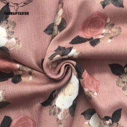Rayon Fabric Supplier - Crepe Printed Viscose Summer Dress