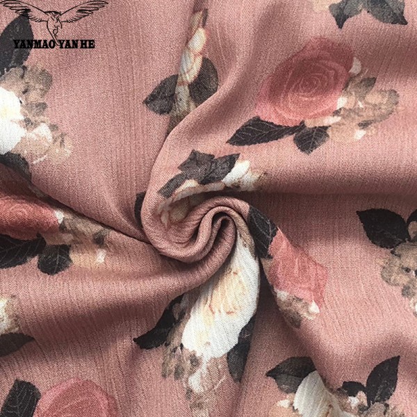 Rayon Fabric Supplier - Crepe Printed Viscose Summer Dress