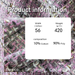 Sequin Fabric Manufacturer - 420GSM Polyester Cotton Jacquard