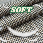 TR Fabric Supplier - Polyester Rayon Houndstooth Soft