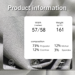 Coolmax Fabric Supplier - 161GSM Polyester Mohair