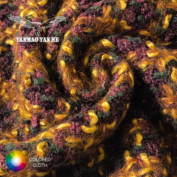 Jacquard Wool Fabric Manufacturer - 405GSM Blended Woolen