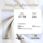 Stretch Material Manufacturer - 243GSM Yarn Dyed Woven