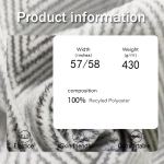 Flannel Herringbone Supplier - 430GSM Recycled Yarn Dyed