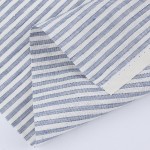 Stripe Linen Fabric Manufacturer - 155GSM Yarn Dyed Lightweight