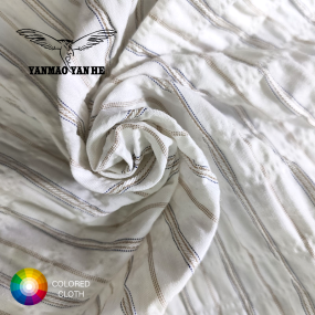 Nylon Cotton Fabric Supplier - 135GSM Solid Stripe Twill