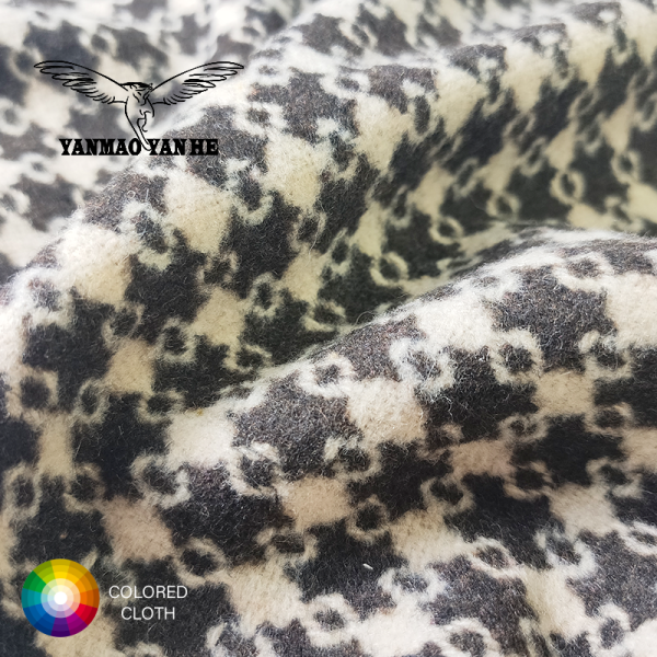 Woolen Fabric Manufacturer - 382GSM Women's Warm Check