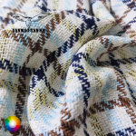 Knit Tweed Fabric Supplier - Polyester Rayon Viscose