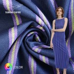 Polyester Fabric Factory - 230GSM Blended Yarn Dyed