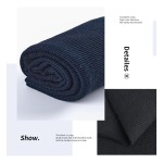 Ribbed Fabric Supplier - Cotton 2X2 Weft Knitted Stretch