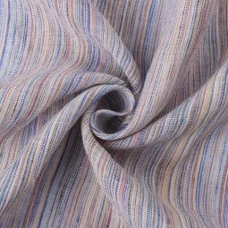 Rainbow Linen Fabric Factory - 145GSM Yarn Dyed Stripe