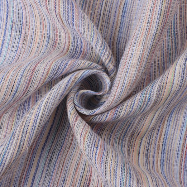 Rainbow Linen Fabric Factory - 145GSM Yarn Dyed Stripe