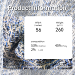 Double-sided Tweed Fabric Factory - Poly Yarn Woven