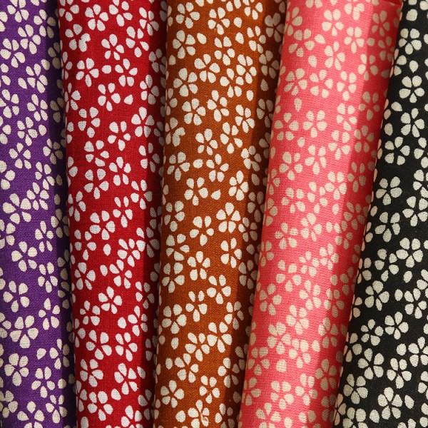 Cotton Fabric Factory - Custom Flower Plants Woven Textile