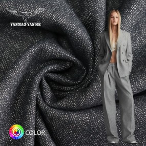 Suit Fabric Supplier - 243GSM Twill Yarn Dyed Stripe