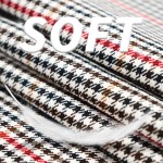 Recycling Fabric Manufacturer - 215GSM HoundStooth TR