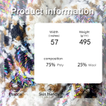 Woolen Fabric Supplier - 495GSM Jacquard Wool Blended