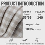 Colorful Linen Fabric Supplier - 100% Linen 140GSM