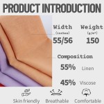 Linen Viscose Fabric Supplier - 150GSM Blended Lightweight