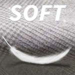 Wool Fabric Supplier - 590GSM Grey Striped Winter Coat