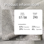 Functional Fabric Factory - 290GSM Spandex Polyester Thermolite