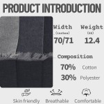 Black Denim Supplier - 70/30 Cotton Polyester 12.4OZ