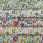 Decorative Fabric Factory - Pastoral Retro Floral Woven
